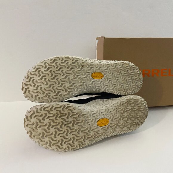 IN BOX MERRELL TRAIL GLOVE 7 PINK AND BLACK WALKING TRAIL RUNNERS WORN ONCE SZ 9 - Picture 10 of 13